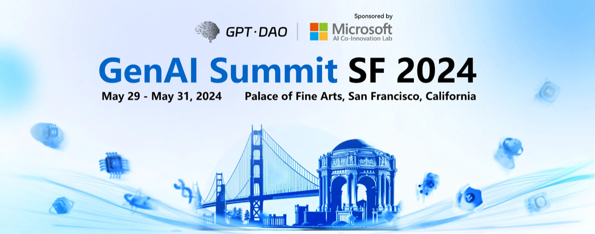 GENAI SUMMIT San Francisco 2024 official event banner
